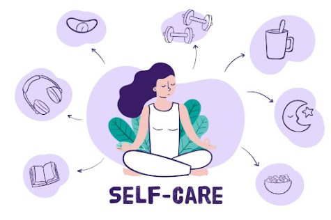 An image from a self-care article that gives tips and tricks for daily self-care.
