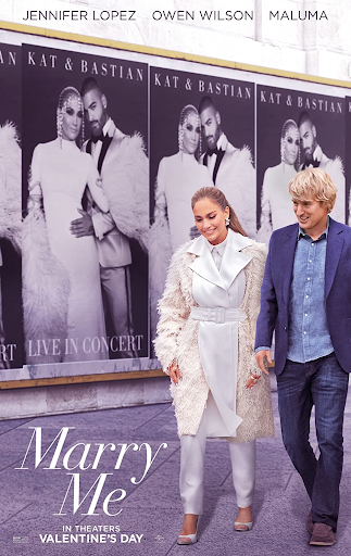 Marry Me was released on Valentines Day, it stars Jennifer Lopez and Owen Wilson 

