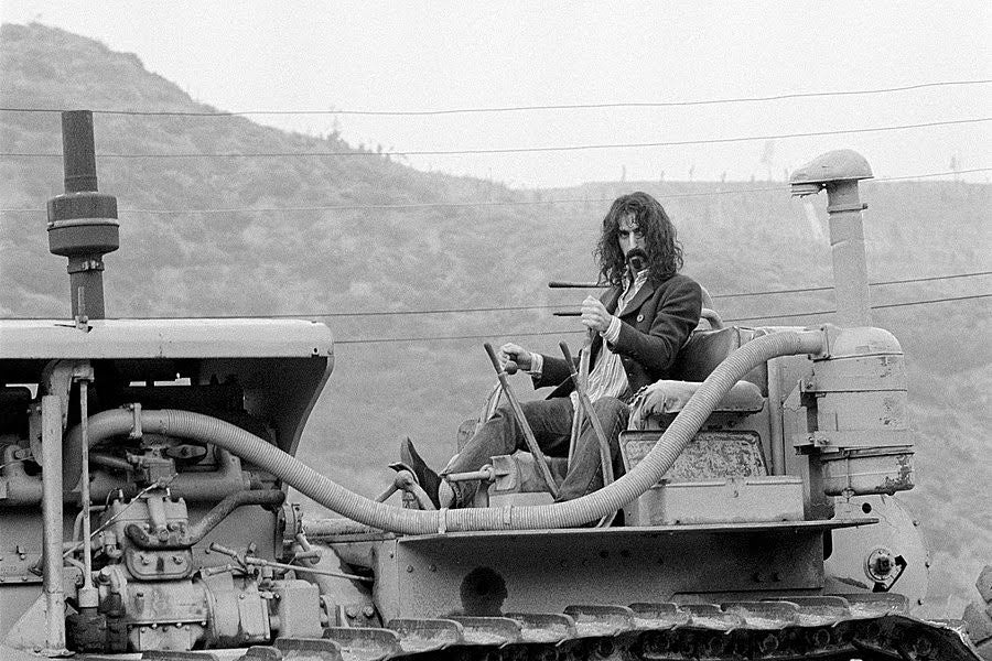 Frank Zappa in Laurel Canyon - Baron wolman - Rock art show