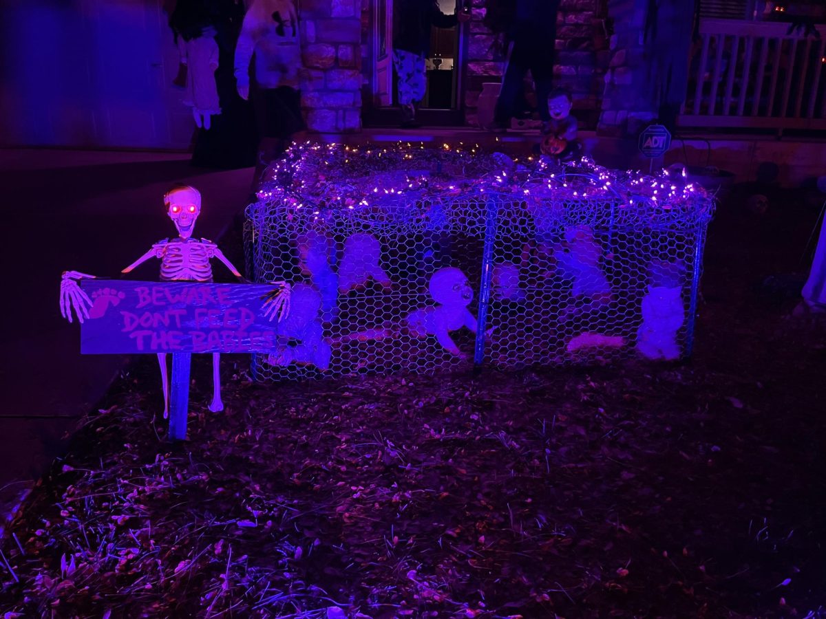 Halloween decorations at Horizon student Karley Schafer's house Oct. 31