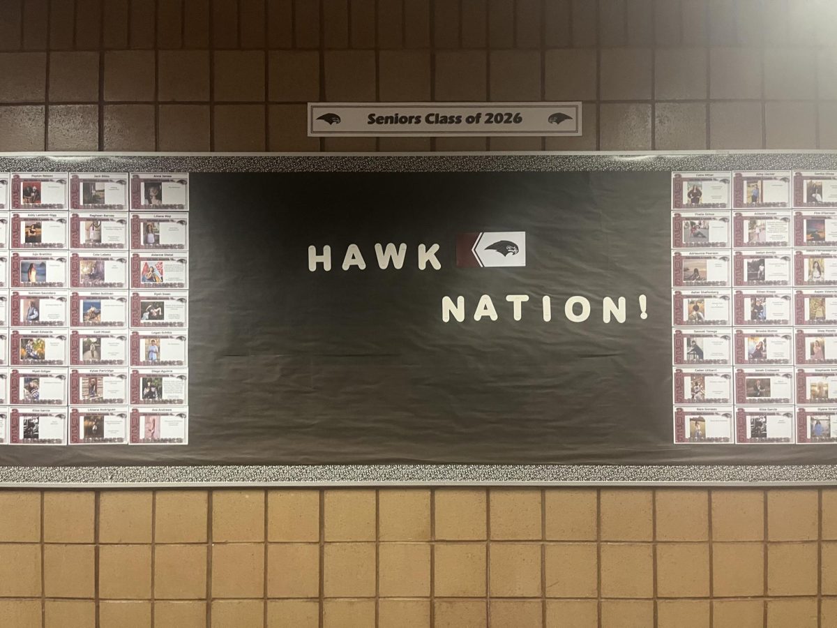 Senior wall at Horizon High School that shows senior plans after high school, taken on Dec. 10. 